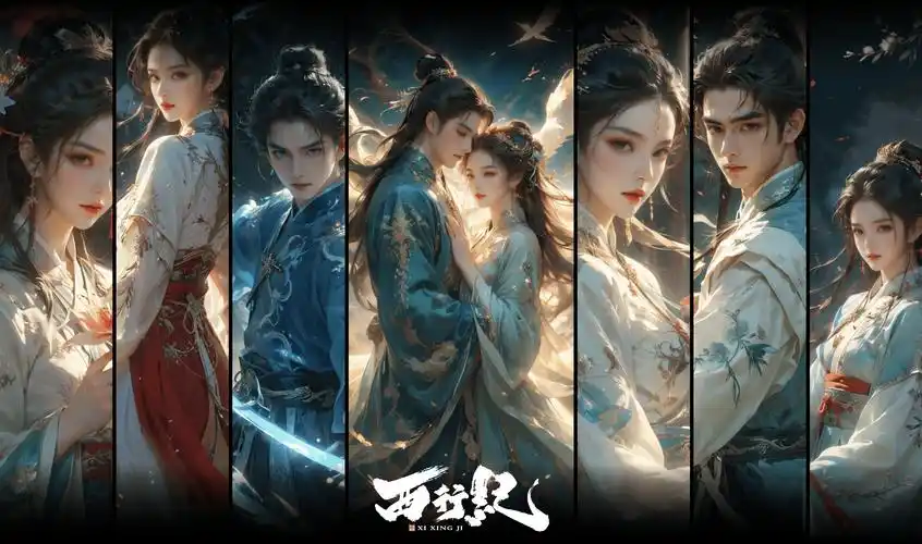 动漫短剧《雾隐刀客》主视觉横幅